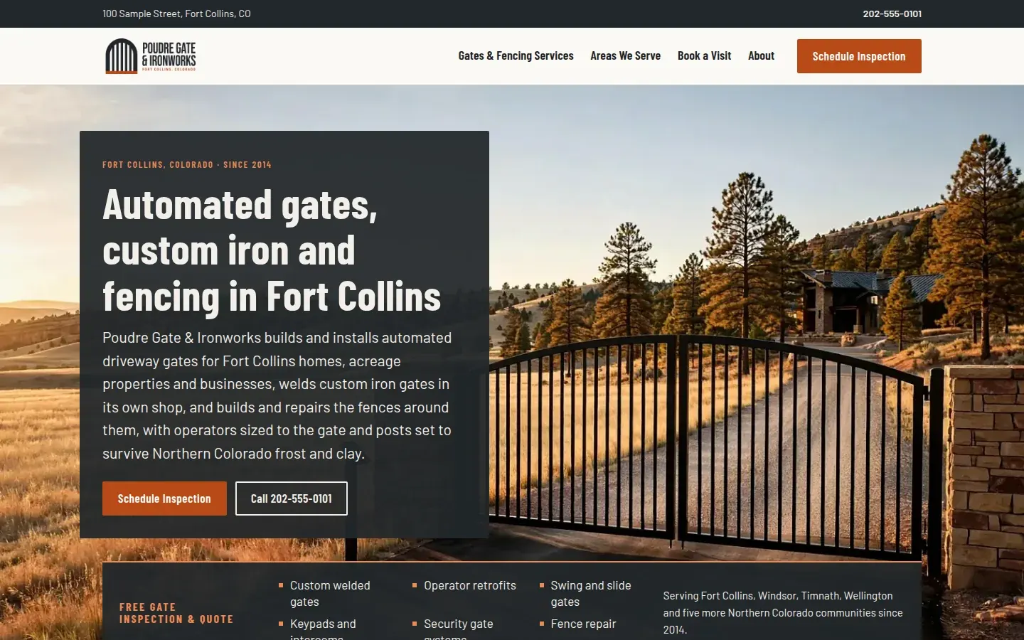 SEO website factory screen
